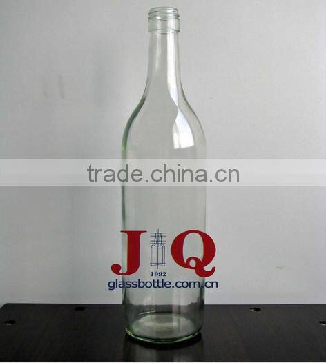 1000ml round glass spirit bottle
