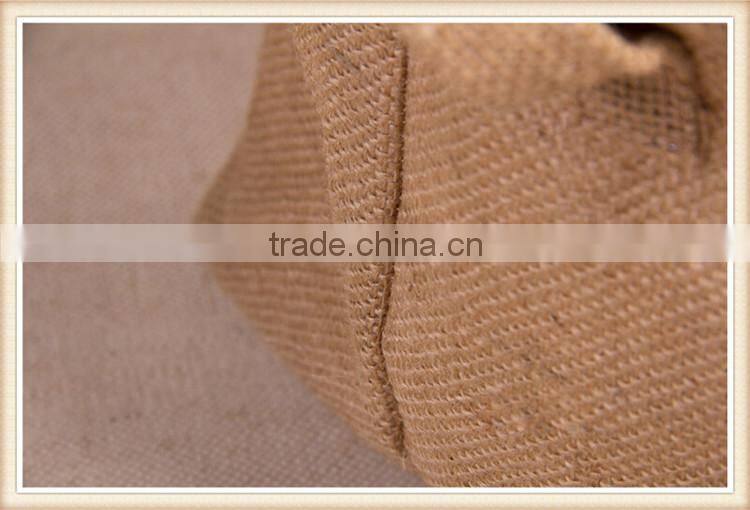 America flag printing jute storage basket