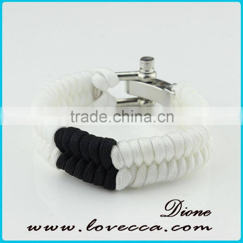 paracord survival bracelet adjustable buckle bracelets for outdoor emergency
