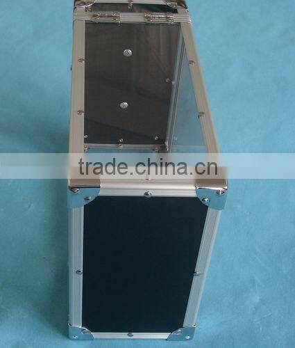 Aluminum elegant wine box,acrylic handy wine case,wine bottle box