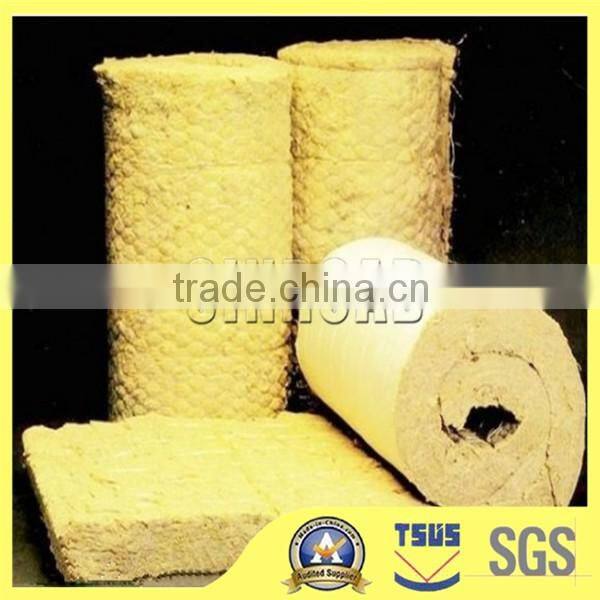 Fireproof Mineral Wool Blanket / Roll / Felt / Tape Insulation with Wire Mesh