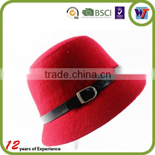 High Quality Wool Cap Felt Available Fedora Feather Hats For Sale Cheap Made In China