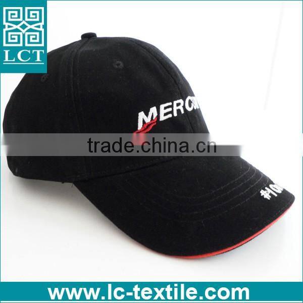 LCTN1880 softtextile baseball trucker cap with embroidery on brim