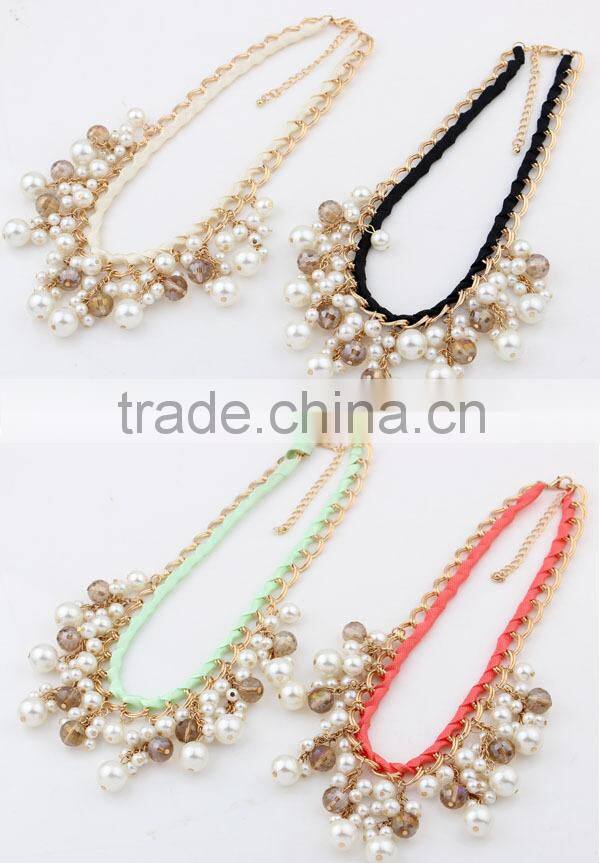 Top Quality Pearl Choker Collar Vintage Pendant Statement Necklace Women Necklaces & Pendants Fashion Necklaces for Women 2014