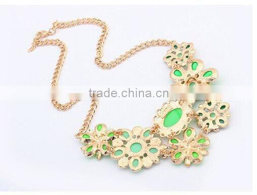 Top Quality Flower Shourouk Vintage Pendant Statement Necklace Women Necklaces & Pendants Fashion Necklaces for Women 2014