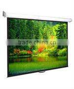 Self lock manual projector screen