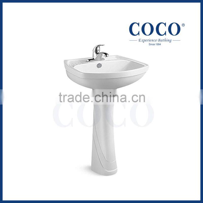 K-E4019 Ceramic bathroom lavatory wall hung washing basin