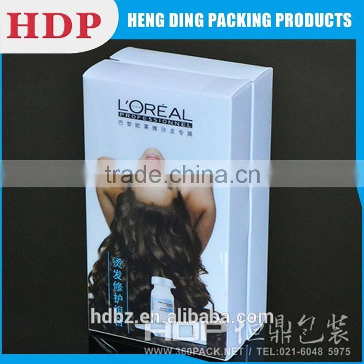 customized hot selling shampoo packaging box