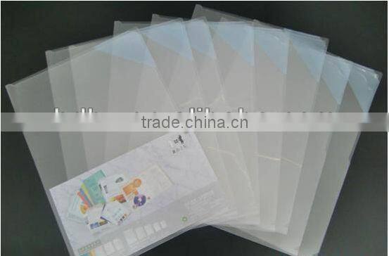 decorative folding pp plastic file folder