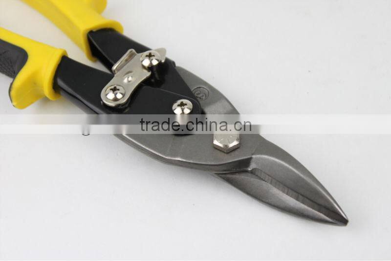 RIGHTTOOLS RT-940071 Hot Sale Heavy Duty Straight Cut Aviation Snip With Rubber Handle