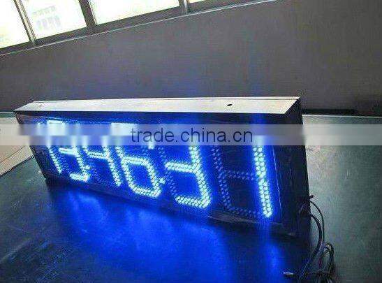 High brightness outdoor high brightness waterproof led temperature sign