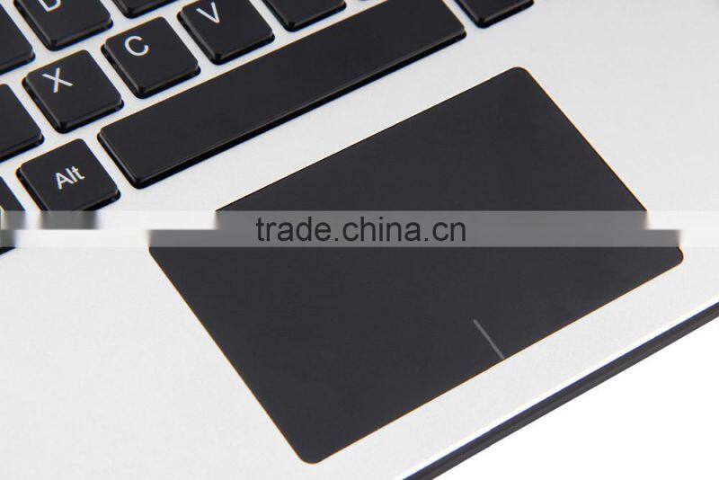 Super Slim aluminum bluetooth keyboard leather case for 10.1 tablet
