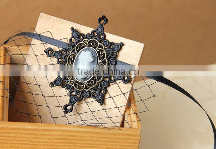 MYLOVE custom halloween mask sexy black net mask with snow flake MLMJ38