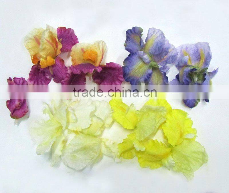 artificial iris flower variegated YL320