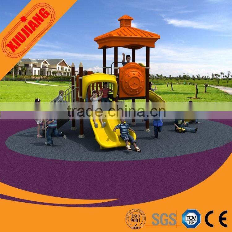 CE approved small size plastic backyard playground for kids