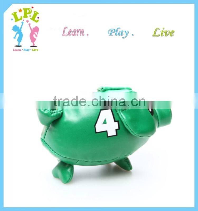 Eco-friendly children toy new fashion pu leather sand filled weight ball