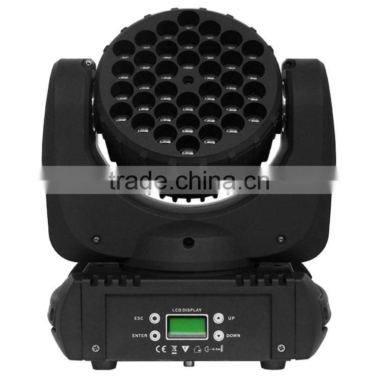 Manufacturer Wholesale Blizzard Lighting Blade RGBW 36x3w LED Moving Head Wash Beam