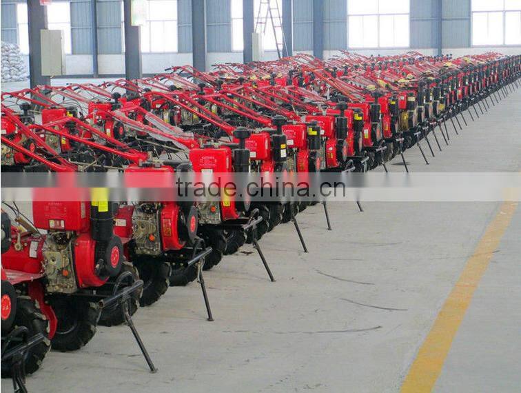 7HP Diesel petro scarifier with ridger hoe plough