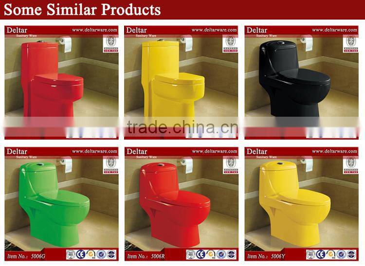 Sanitary ware bathroom ceramic colour toilet with bidet , Golden dragon toilet