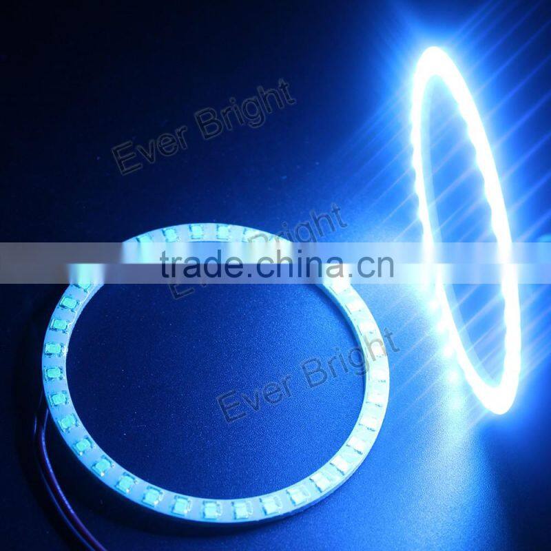 Hot canbus 70mm and 80mm COB LED Angel Eyes Headlight Halo Ring Warning Lamps 12V DC