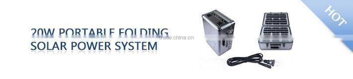 Removable portable 20W solar system solar mobile phone chargers