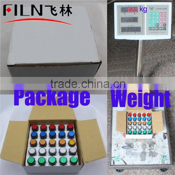 FILN 16mm diameter 25pcs per box Green 24V motorcycle led turn signal light