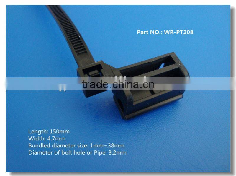 nylon cable tie with connector