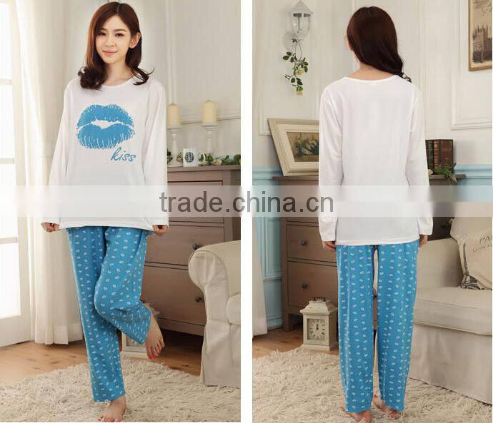 New Cotton Girls Pajamas Fashion Soft Cotton Pajamas Women Sleepwear Sets For Girls Home Nightgown Sets