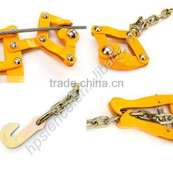 (China manufacturere) Hangzhou High tensile electric fencing wire chain grab puller with 1.2m galvanised chain