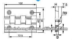 quality hot sale plastic grinder hinge