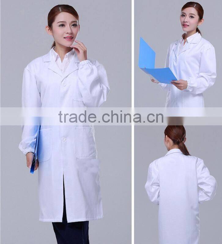 Wholesale customized polyester cotton long sleeve doctor nurse clothes nurse hospital staff uniforms