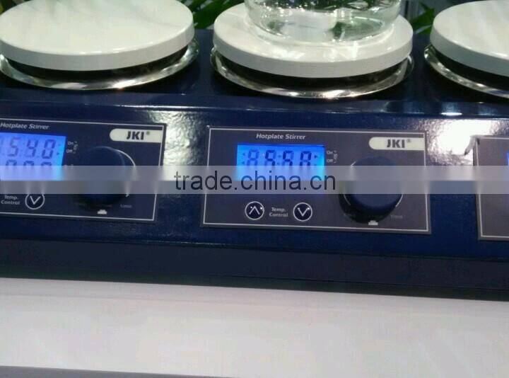 4 Heads Mult Unit Digital Thermostatic Magnetic Stirrer Hotplate Mixer 220V