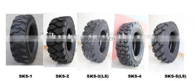 BACKHOE tyre L5 10-16.5 12-16.5 Chinese factory top brand tractor skid steer tyre