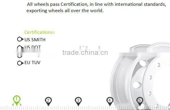 Heavy duty semi truck wheel 22.5*9.00, 22.5*8.25