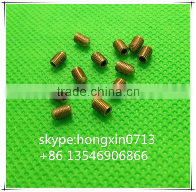 Hexagon socket set copper screw