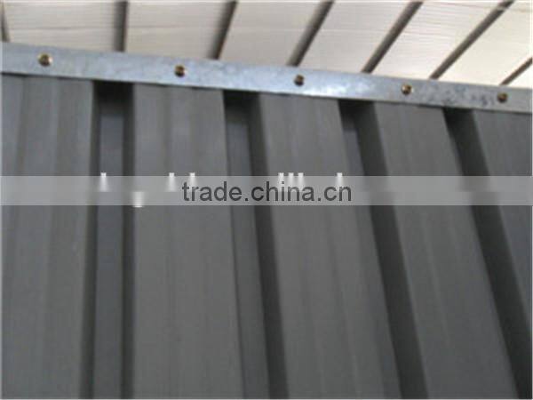 6*4 ft galvanized frame garden shed