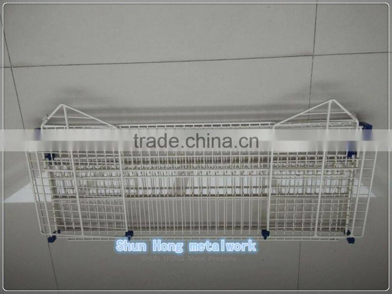 2016 new style folding Oblique mouth cage , Oblique mouth basket,wire basket