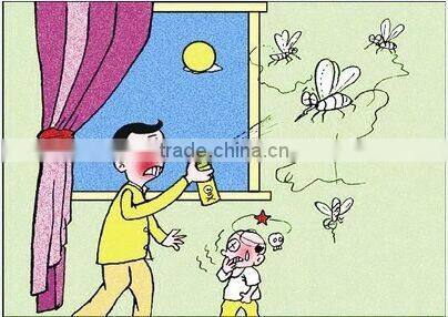 Insect killer aerosol spray valve for cans