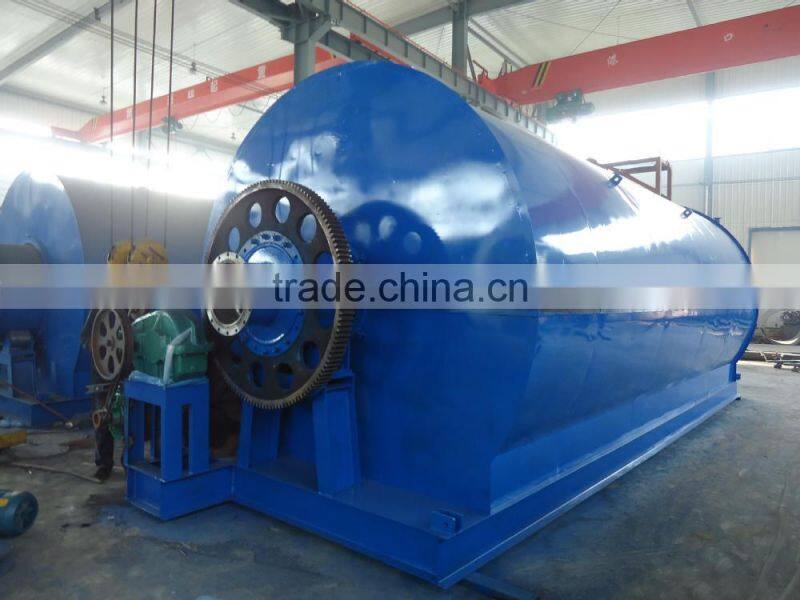 No emission waste plastic to oil through pyrolysis system