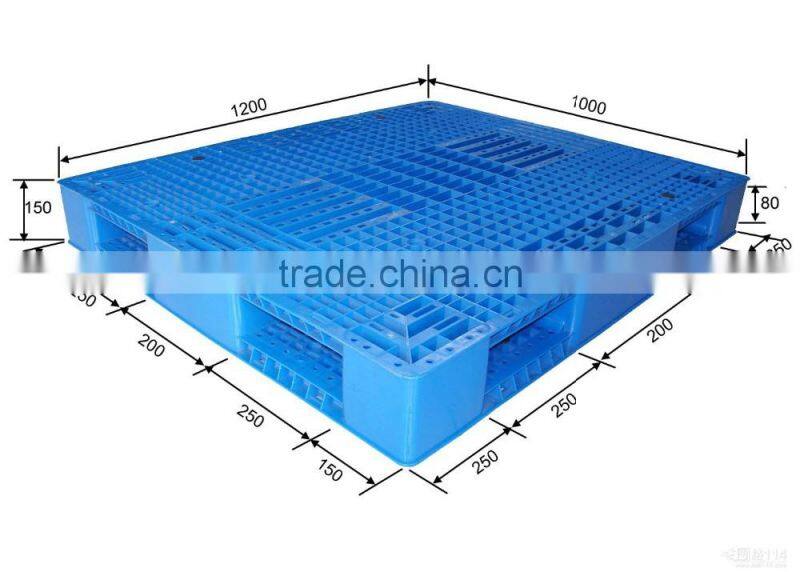 Economical and practical Plastic Pallet XD1210-150 Mesh Three Skids