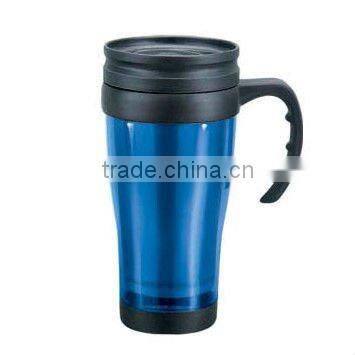 mug Wonderful Heat preservation effect stainless steel big belly auto cup with handle any color is ok