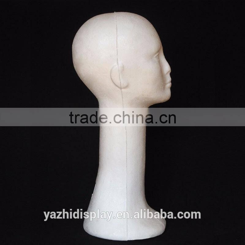 18" Female Styrofoam Head Model Wig Hair Hats Caps Glasses Long Neck Display Manequim Mannequin Manikin Head For Wigs