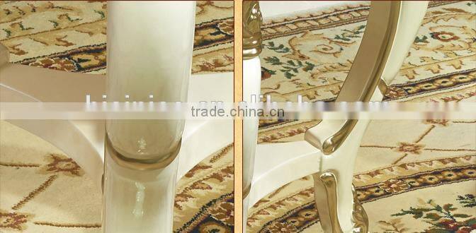 European Style Luxury Coffee Table, Beautiful Painting Wooden Tea Table, Fashionable Little Round Table (BF01-ML043)