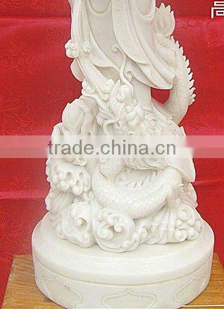 Small Marble Kwan-yin Statue