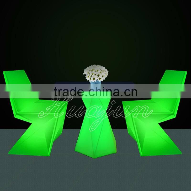 Decorative waterproof led bar stools/KTV party stools/Light Up led Bar Stool& led stools like table