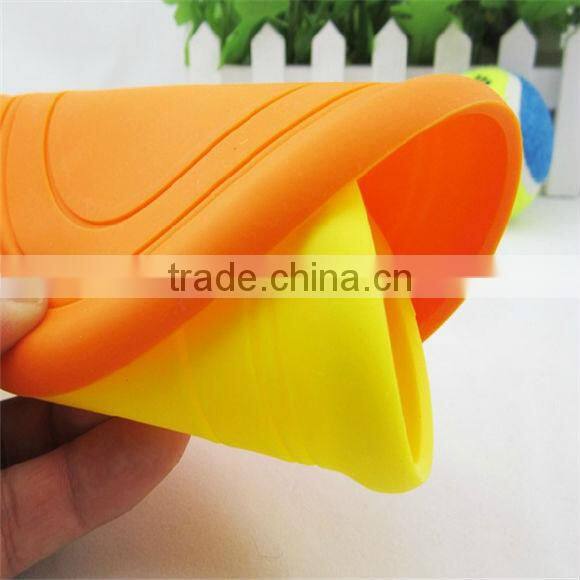 HOT New design Different colors foldable silicone frisbee