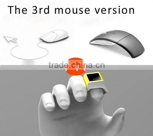 2016 Hot Selling Cute Fashional wireless finger mouse 3D mouse beautiful design wearable Wireless bluetooth 3d finger mouse