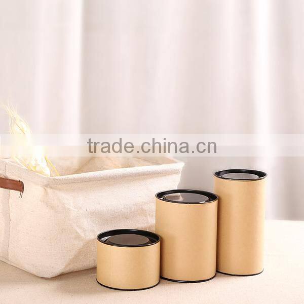 Customize all kinds of high-quality packaging box, kraft paper cylinder tea cans