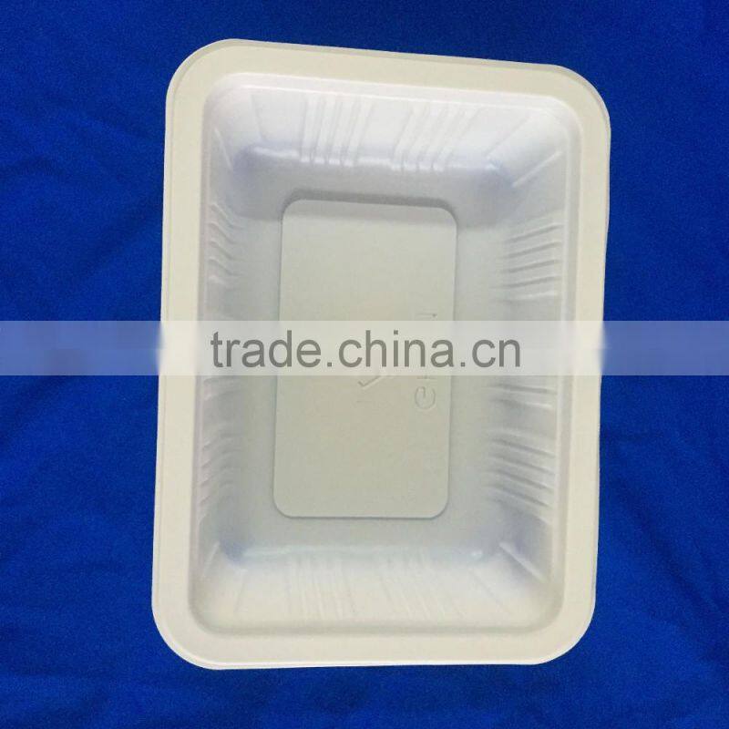 disposable plastic tray for food packing