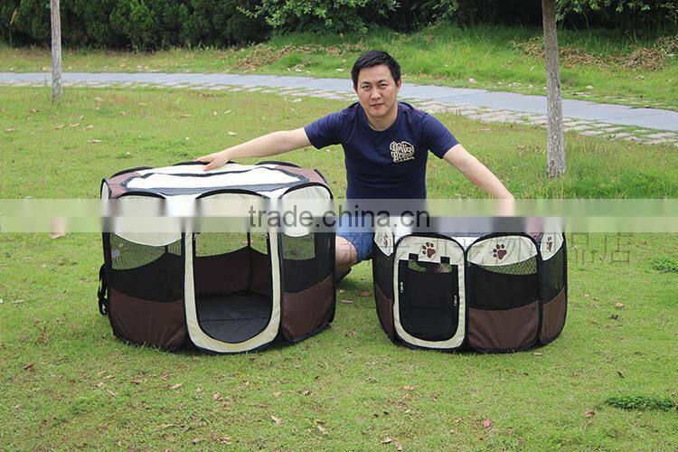 600D Oxford cloth Folding Dog Cage Pet Tent Octagonal pet fence